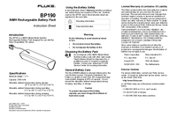 Thumbnail of document BP190 Instructions 4592